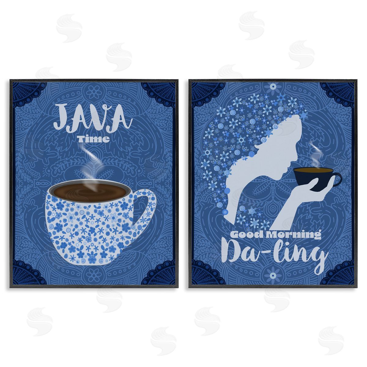 Lori Mosley Java Time Good Morning Coffees Canvas Wall Art Print