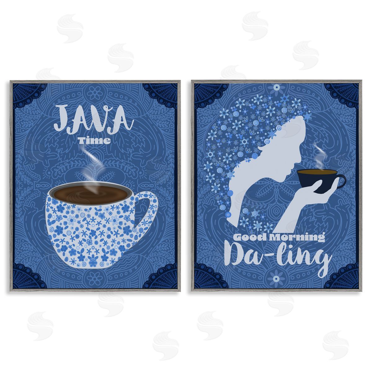 Lori Mosley Java Time Good Morning Coffees Canvas Wall Art Print