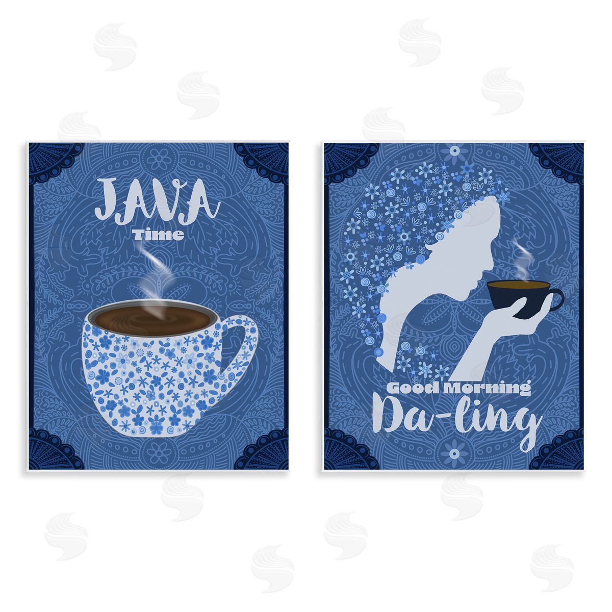 Lori Mosley Java Time Good Morning Coffees Canvas Wall Art Print