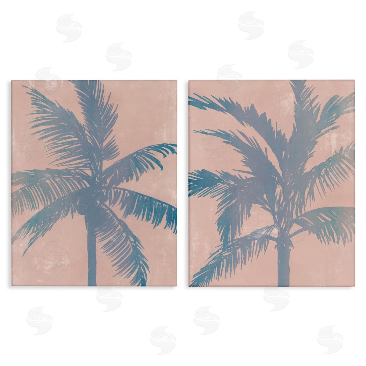 Ian C. Pastel Tropical Haze Canvas Wall Art Print