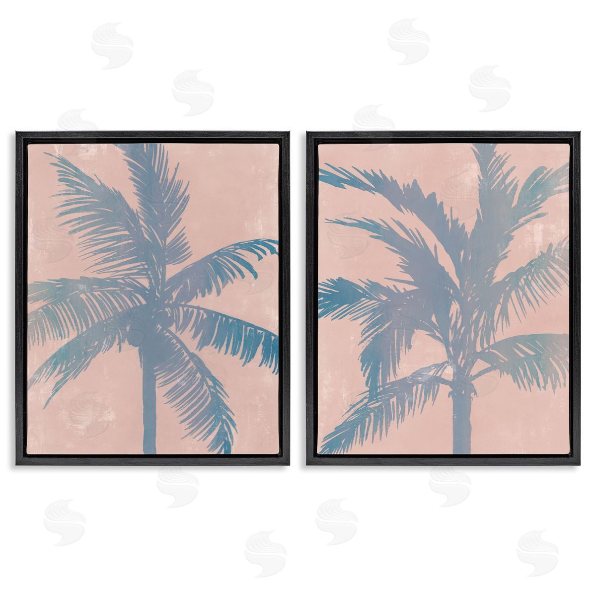 Ian C. Pastel Tropical Haze Canvas Wall Art Print