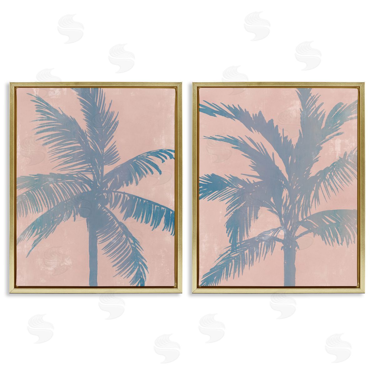 Ian C. Pastel Tropical Haze Canvas Wall Art Print