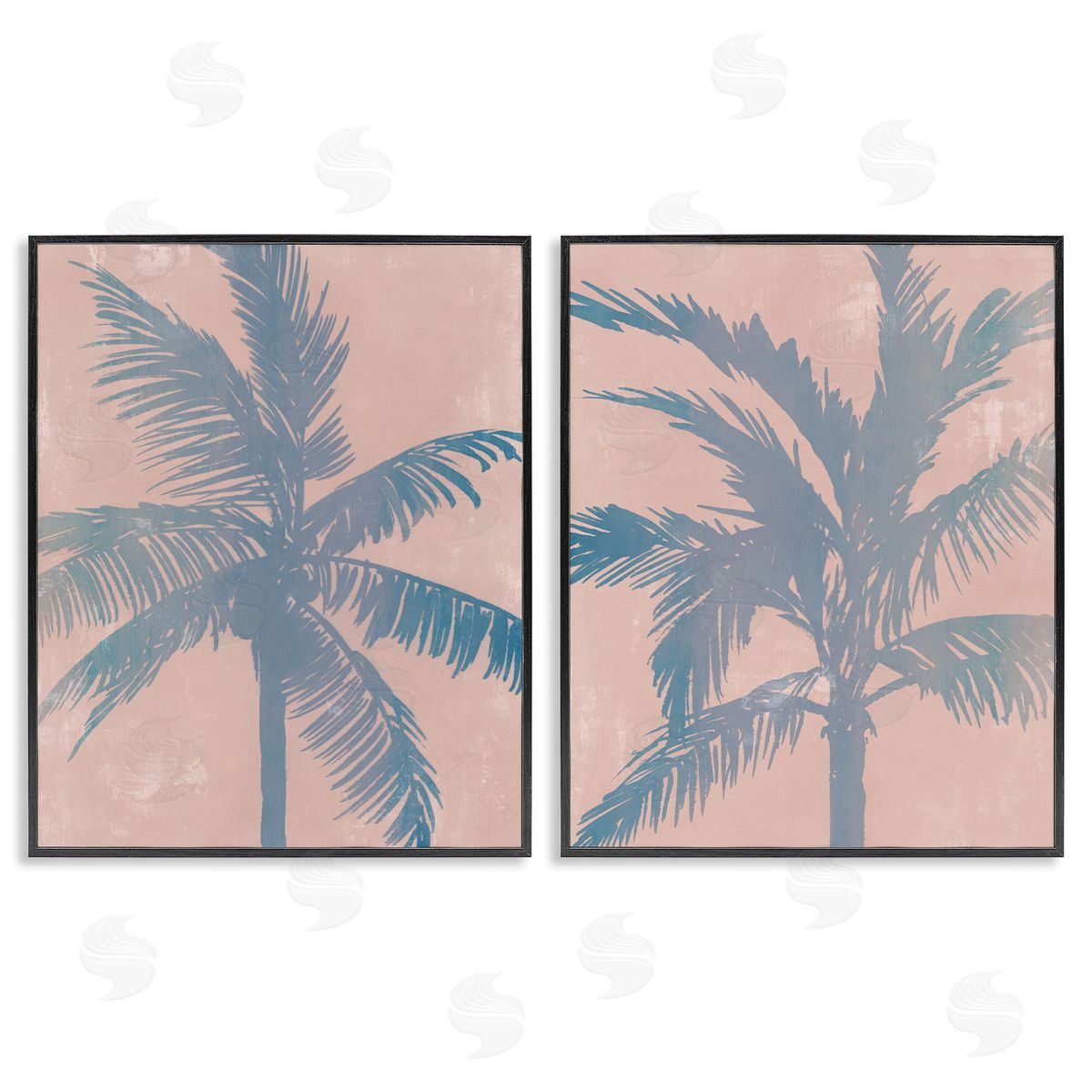 Ian C. Pastel Tropical Haze Canvas Wall Art Print