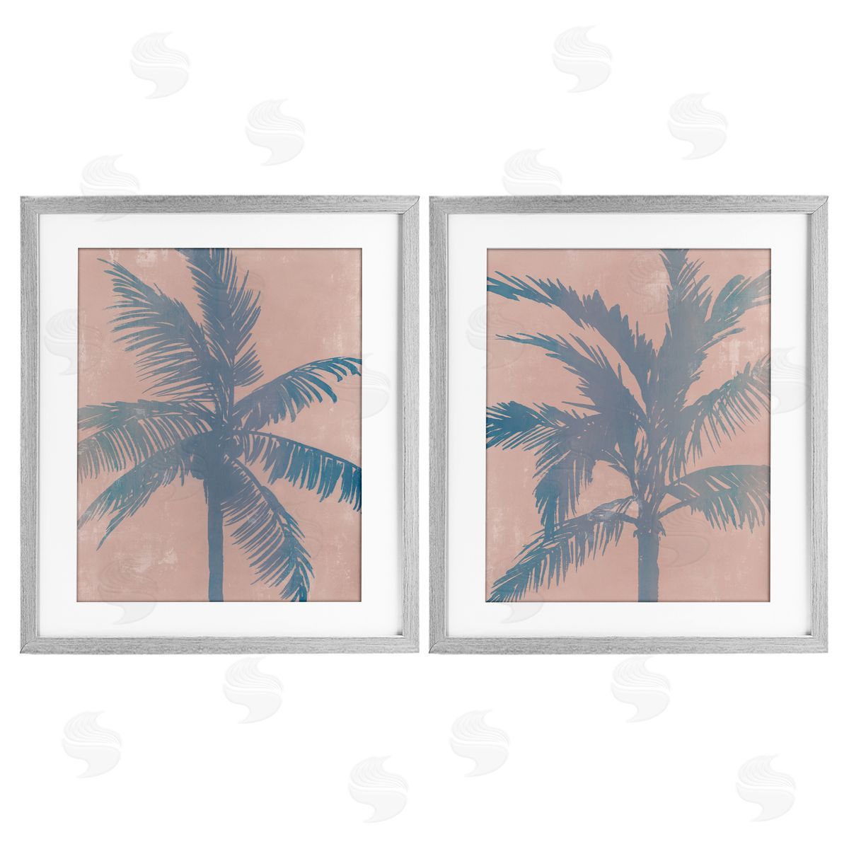 Ian C. Pastel Tropical Haze Canvas Wall Art Print