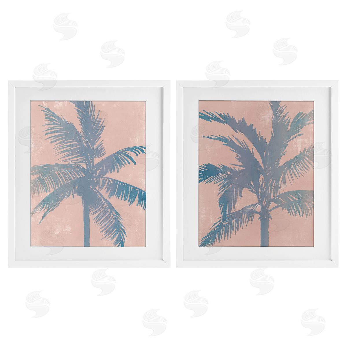 Ian C. Pastel Tropical Haze Canvas Wall Art Print