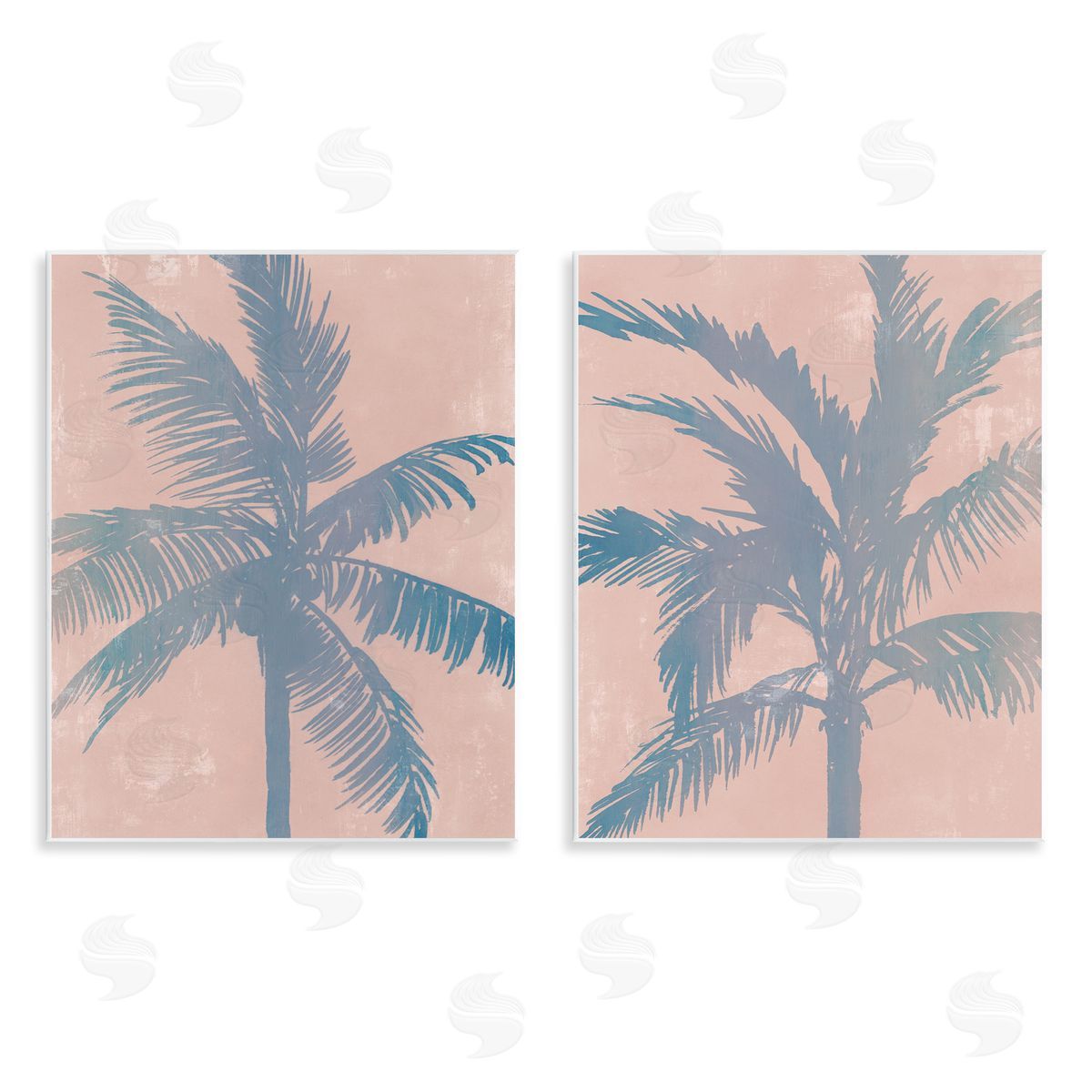 Ian C. Pastel Tropical Haze Canvas Wall Art Print