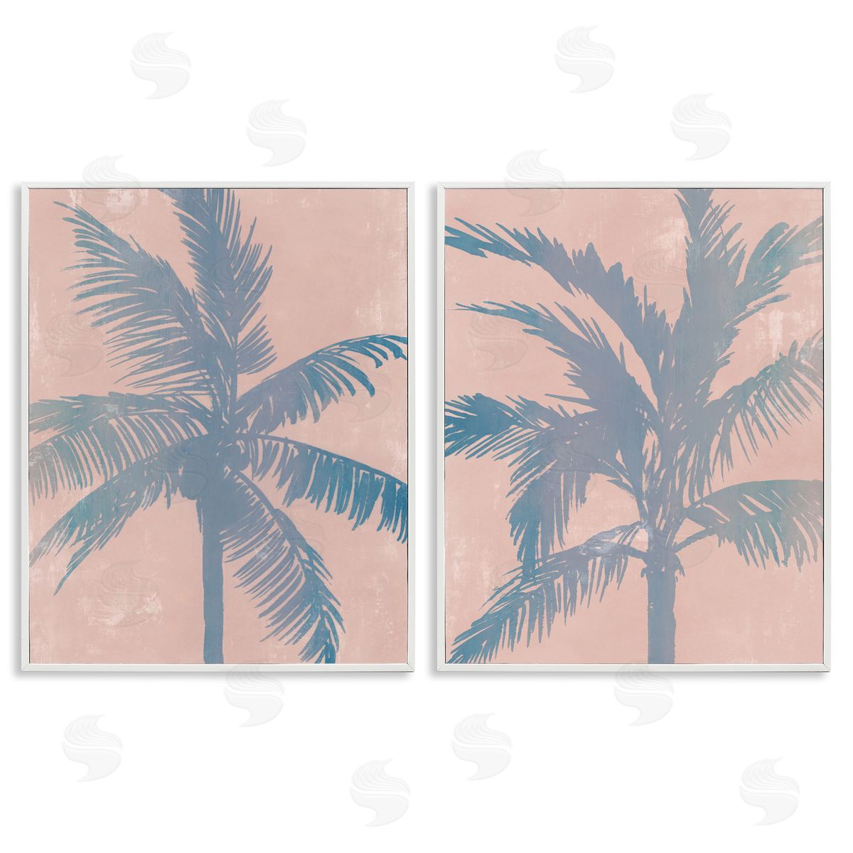 Ian C. Pastel Tropical Haze Canvas Wall Art Print