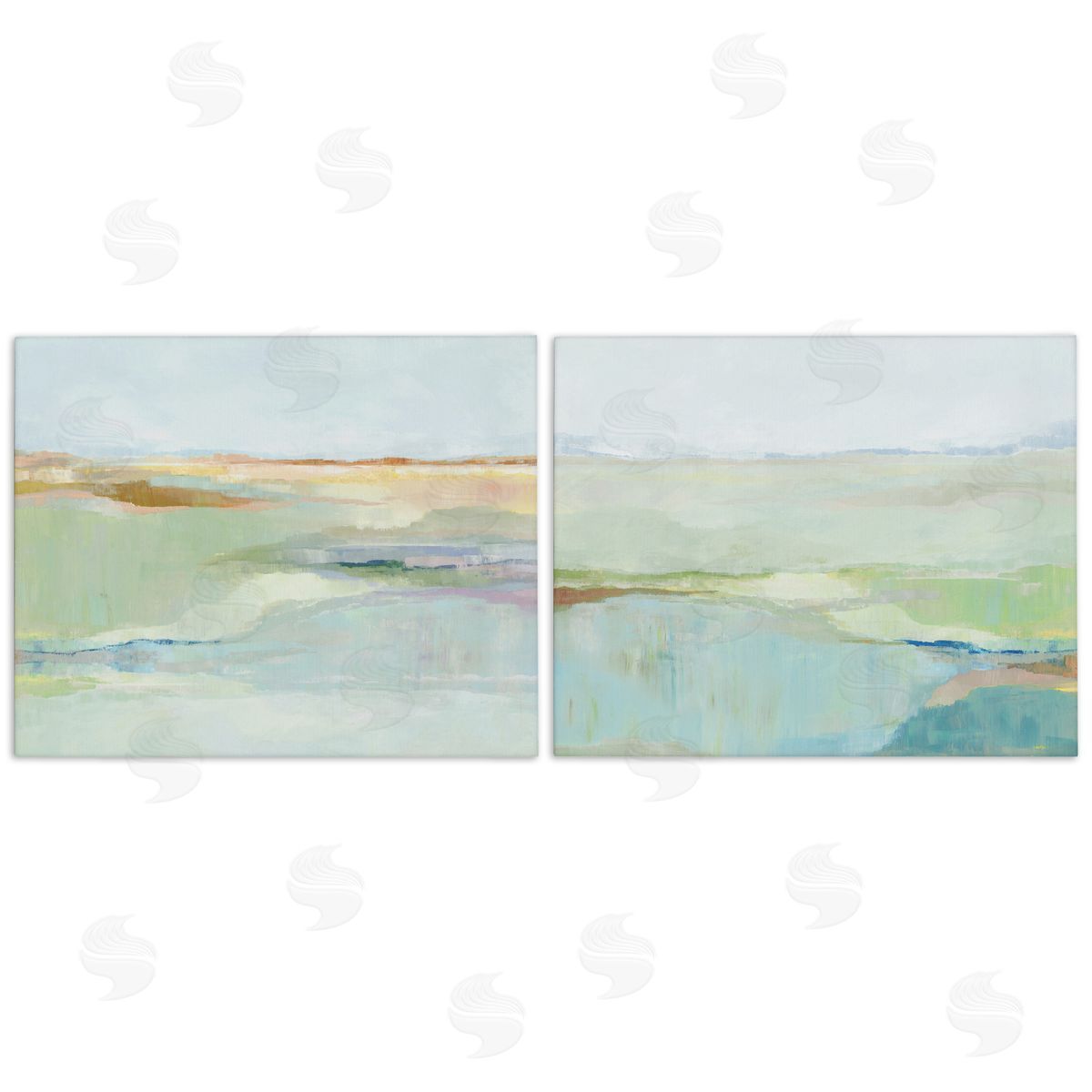 Ian C. Soft Springtime Glow Canvas Wall Art Print