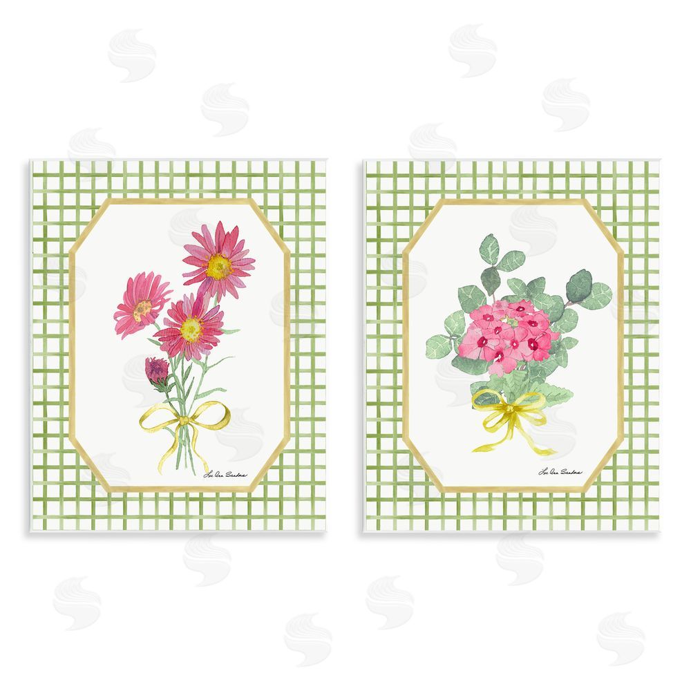 Lee Ann Sanders Cottage Botanical Story Wooden Wall Plaque Art Print