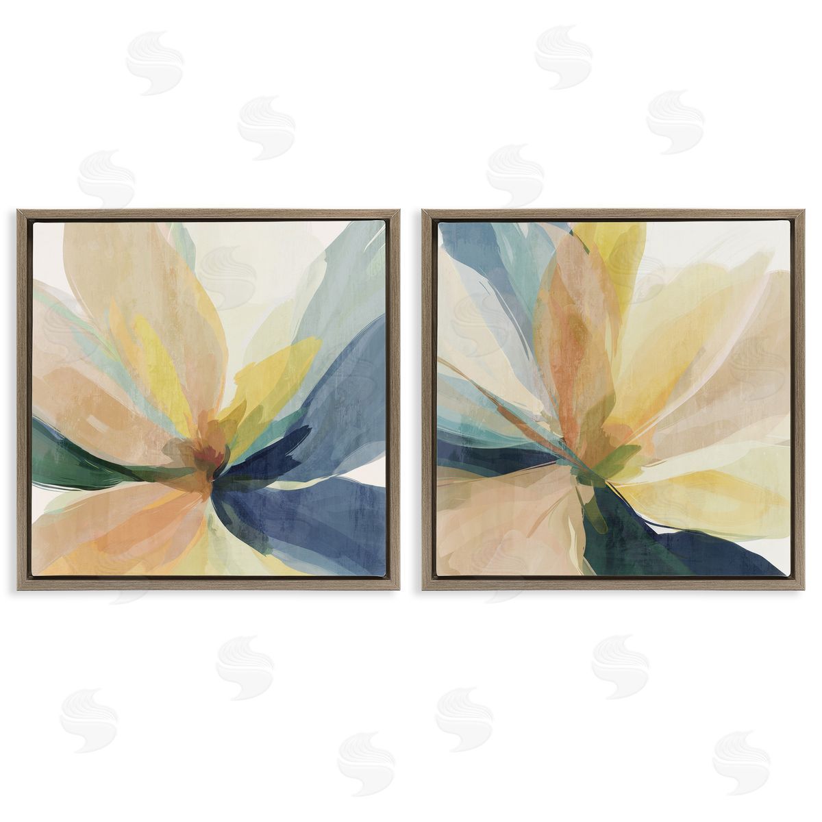 Irena Orlov Abstract Sunshine Florals Canvas Wall Art Print