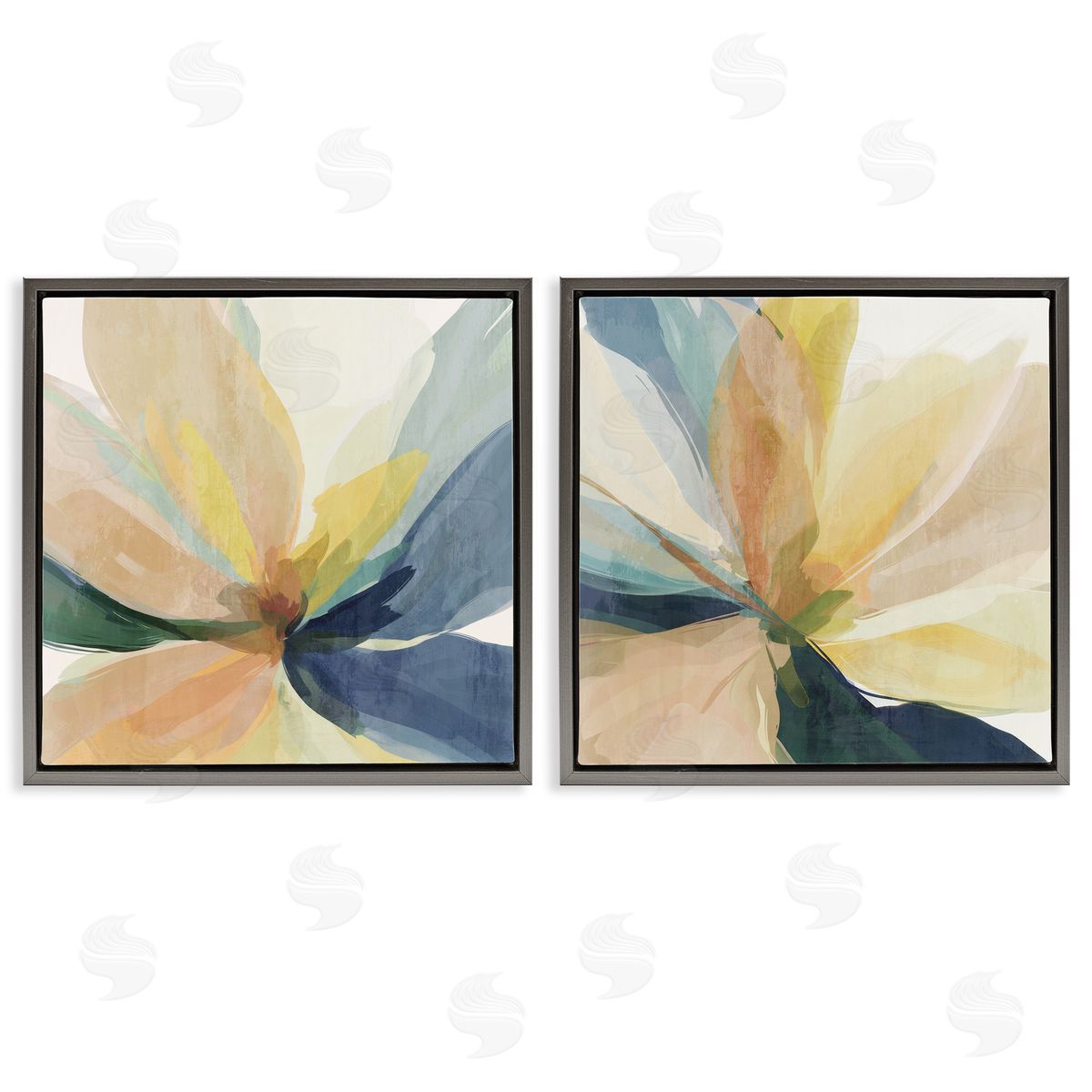 Irena Orlov Abstract Sunshine Florals Canvas Wall Art Print