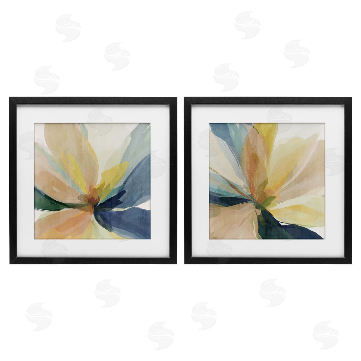 Irena Orlov Abstract Sunshine Florals Canvas Wall Art Print