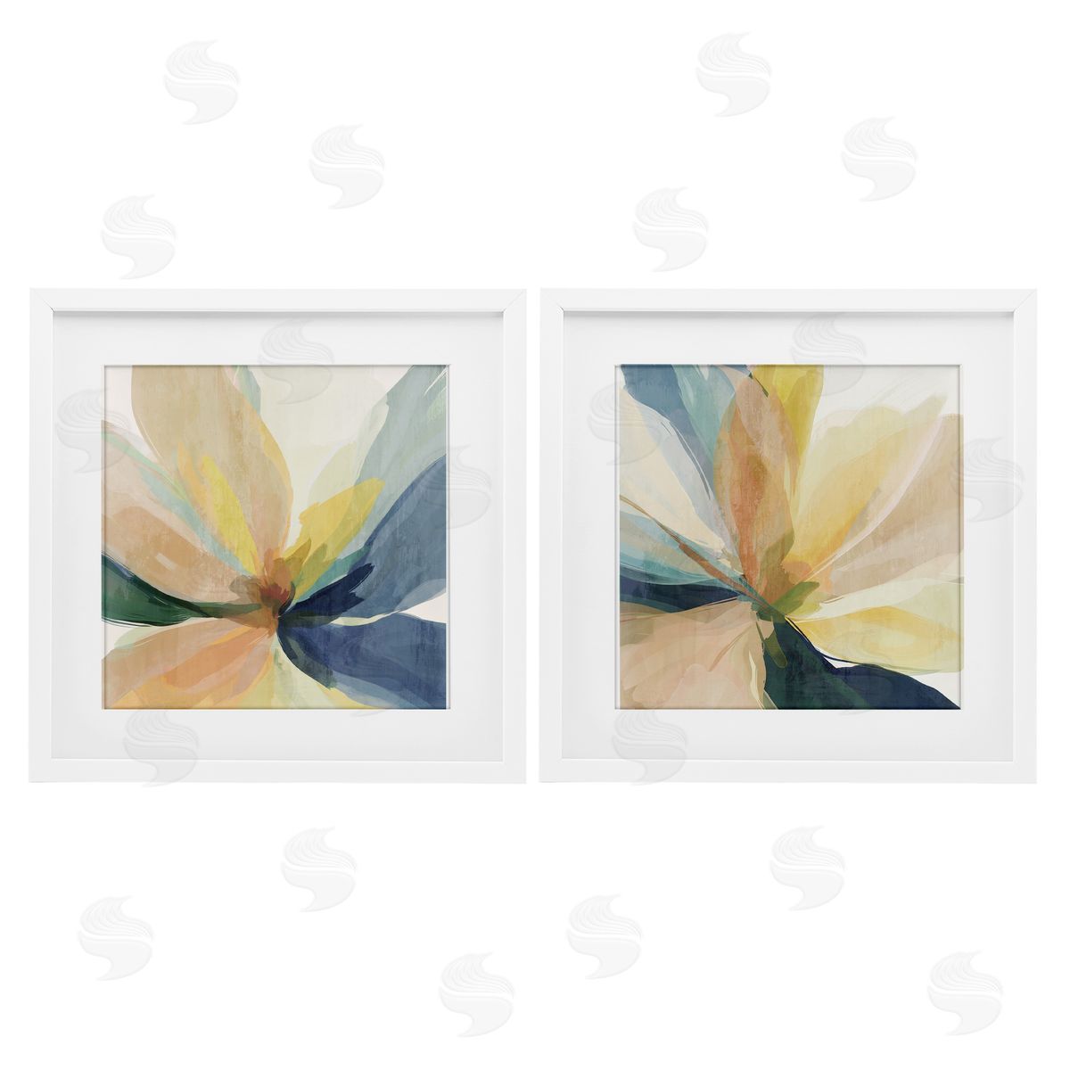 Irena Orlov Abstract Sunshine Florals Canvas Wall Art Print