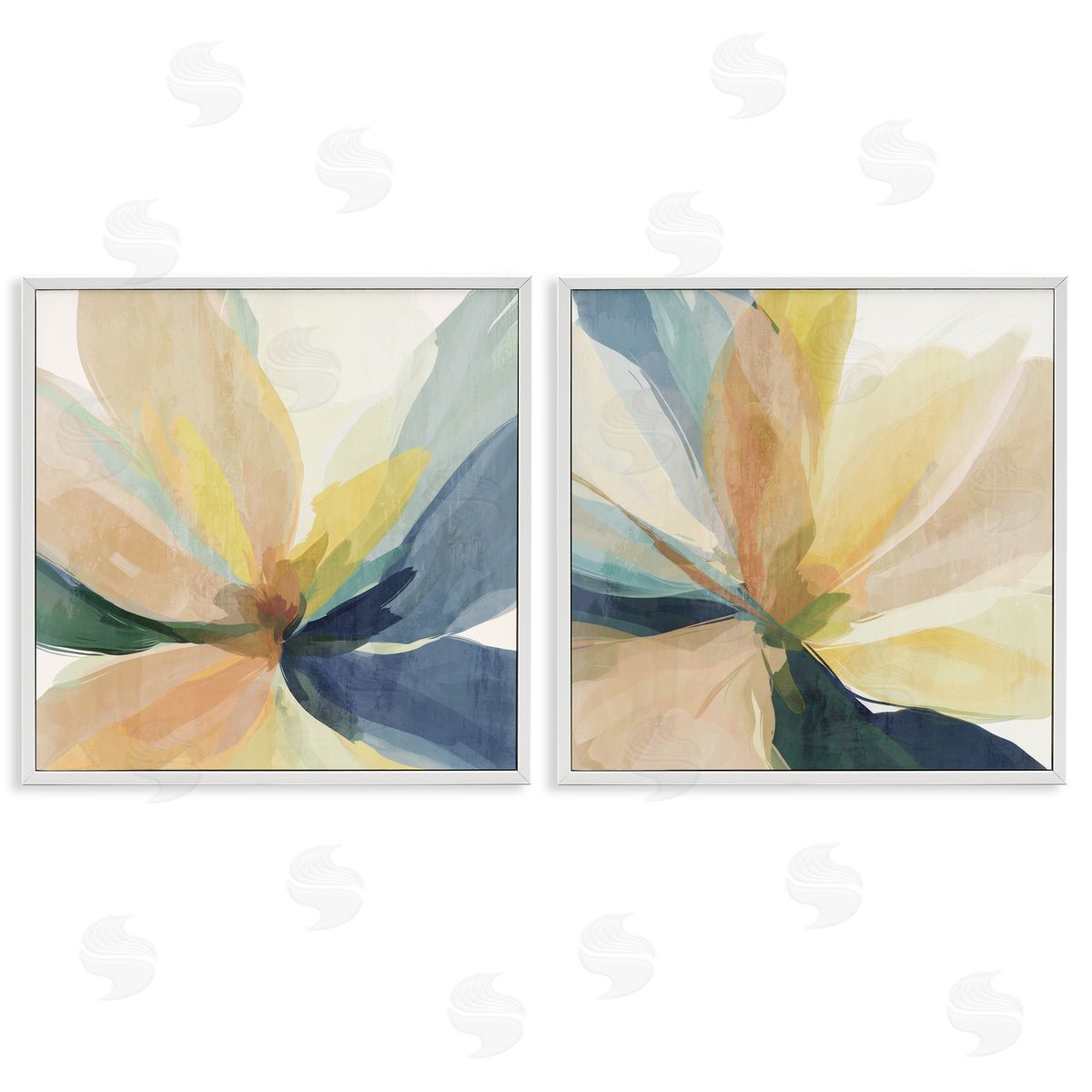 Irena Orlov Abstract Sunshine Florals Canvas Wall Art Print