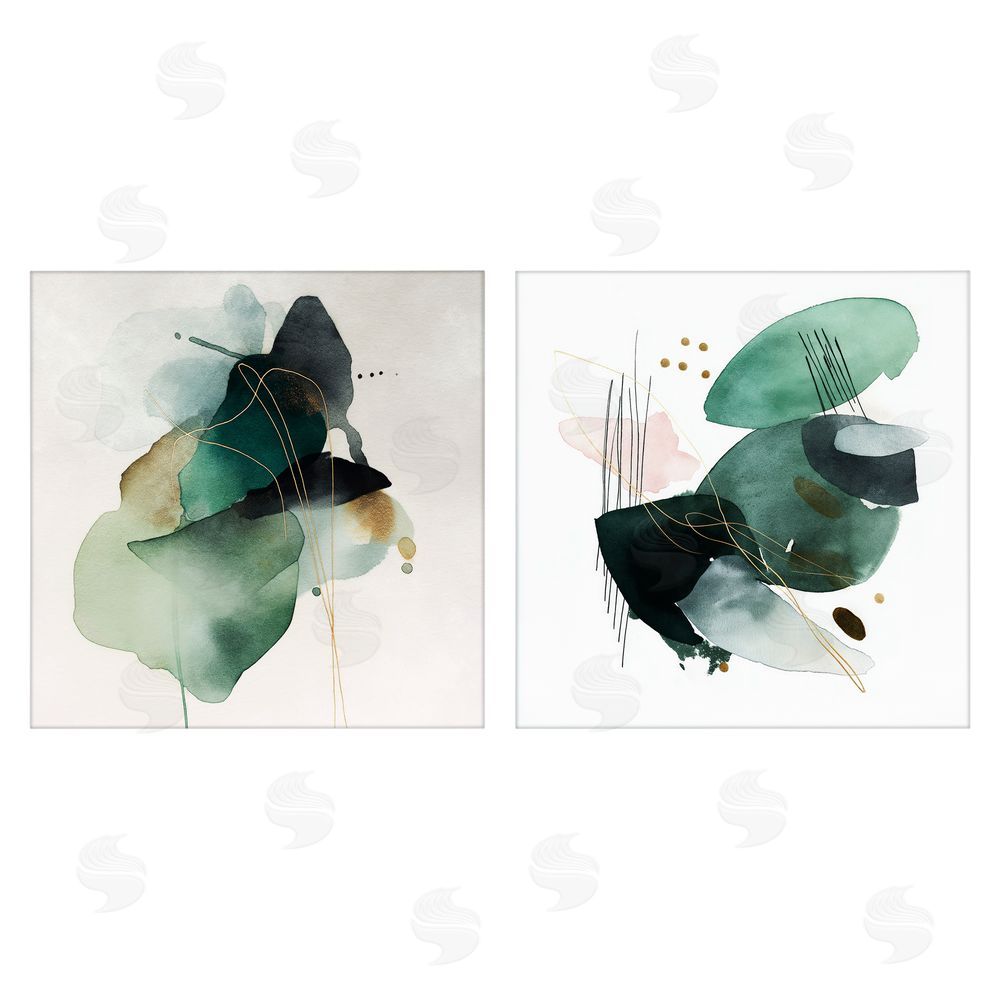 Svetlana Aleynikova Fluid Abstract Harmonies Stretched Canvas Wall Art Print