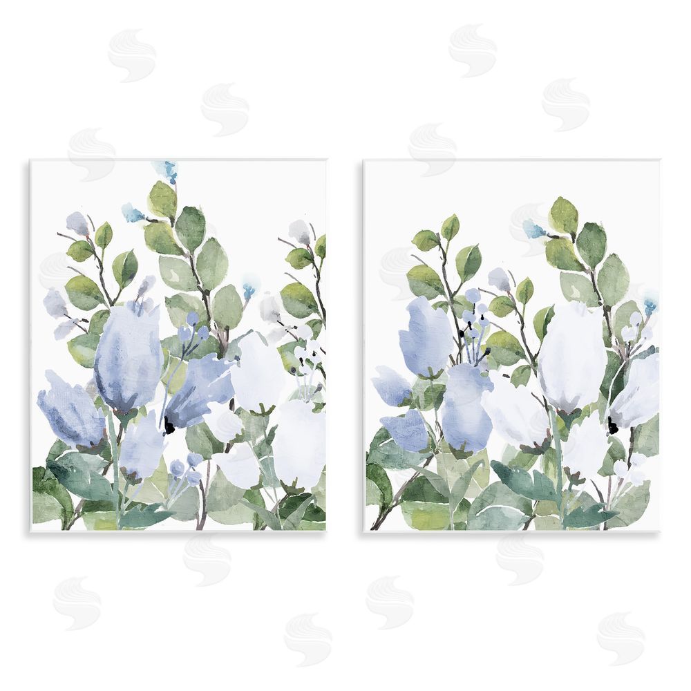 Kim Allen Blue Spring Watercolors Wall Plaque Art Print