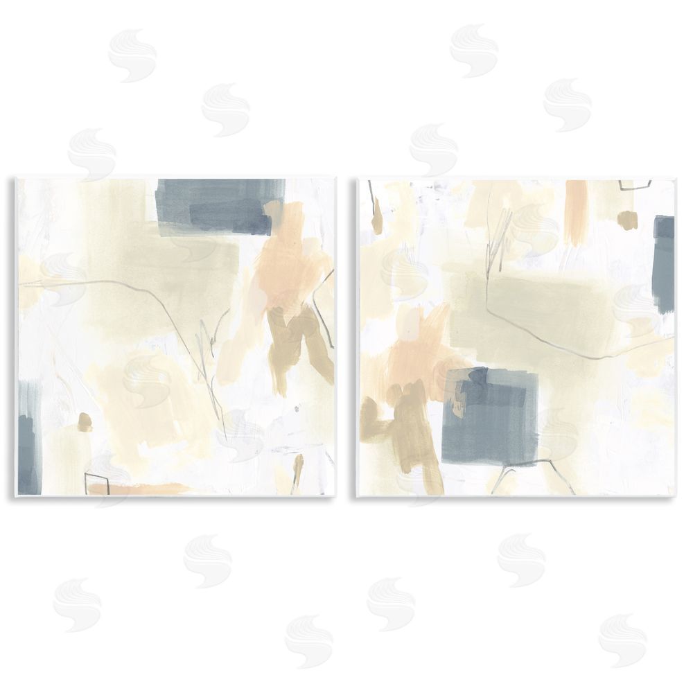 June Erica Vess Muted Plaster Line Wall Plaque Art Print