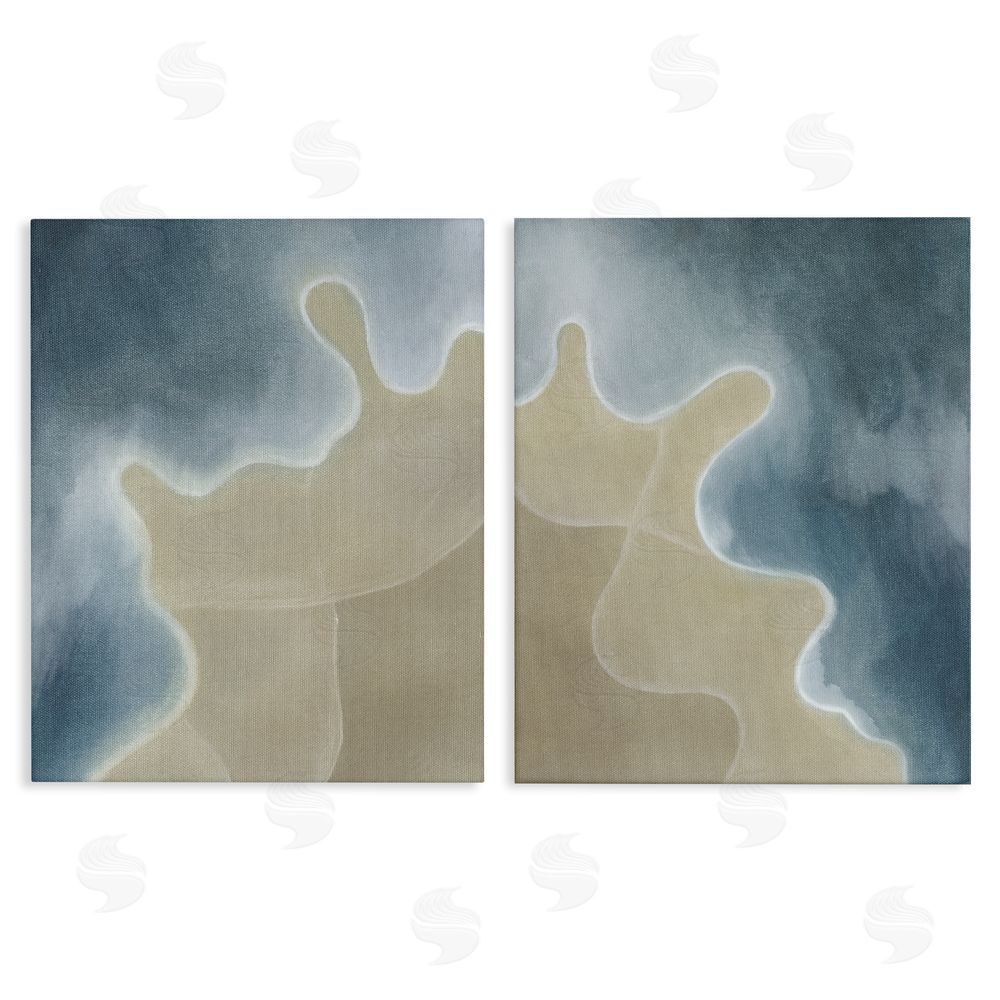 Grace Popp Aerial Turning The Tides Stretched Canvas Wall Art Print