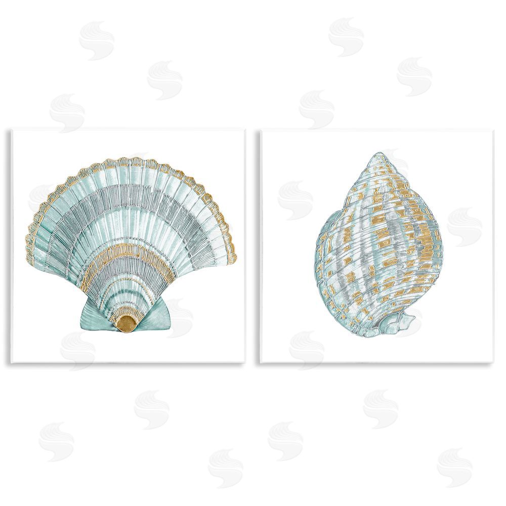 Lorenzo Collective Regal Clam Shell Duo Wall Plaque Art Print