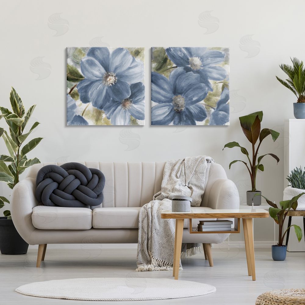 Sundance Graphics Floral Walk in Beauty Canvas Wall Art Print in Room