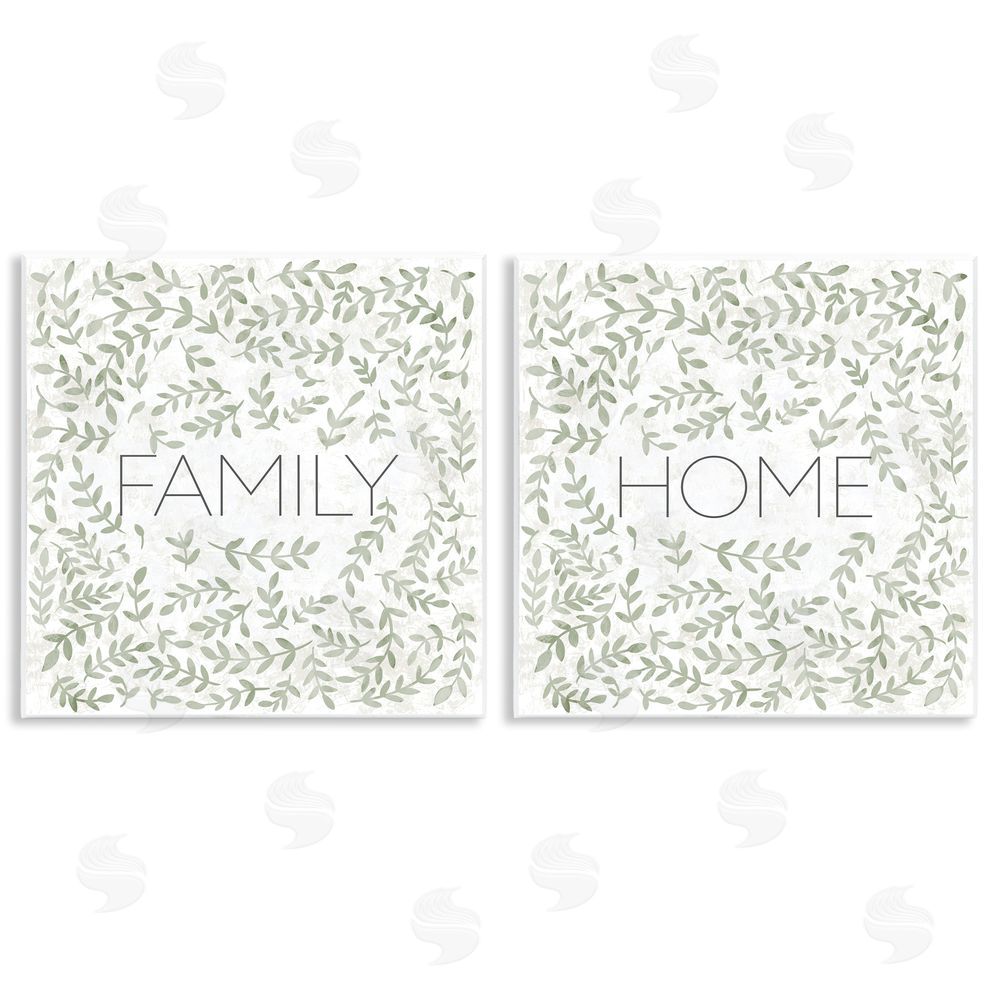 Sundance Graphics Curved Ivy Sprigs Phrases Wall Plaque Printed Art