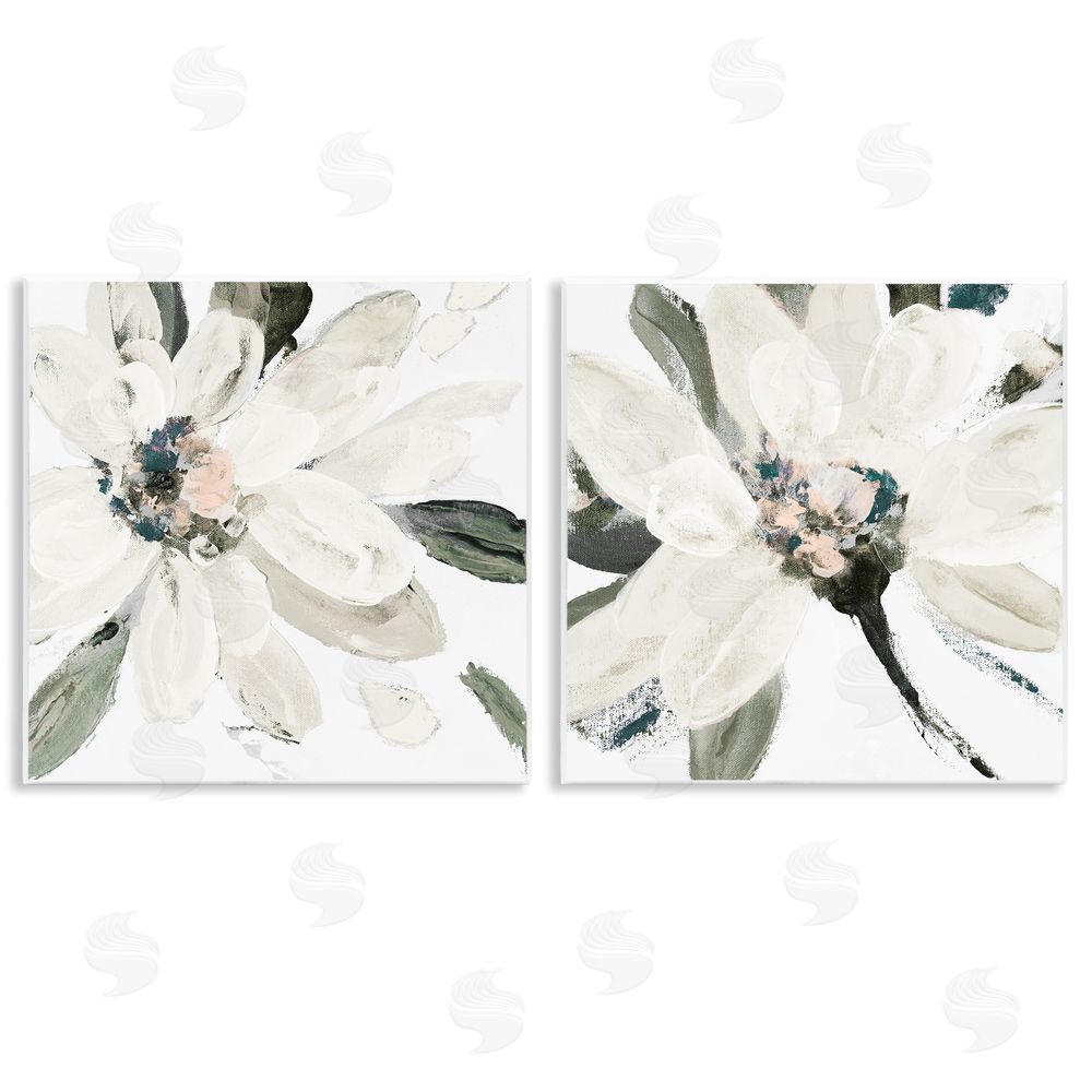 Sundance Graphics Naturally Blooming White Flowers Wall Plaque Printed Art