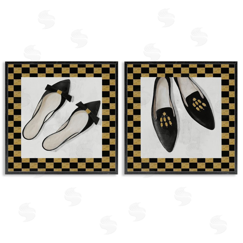 Sundance Graphics Black Flats & Sliders Black Framed Giclee Wall Art Print