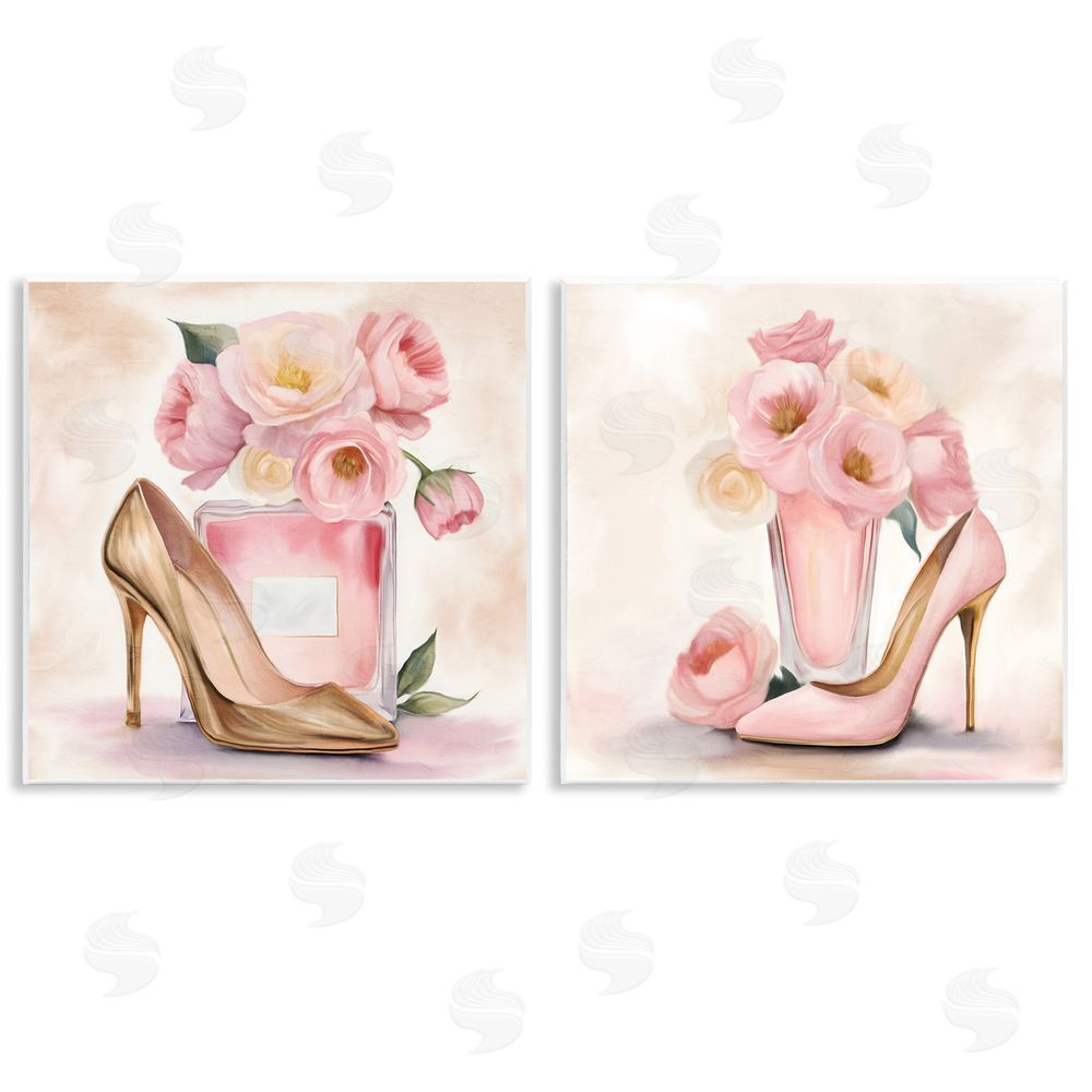 Kim Allen Blush Pink Beauty Wooden Wall Plaque Art Print