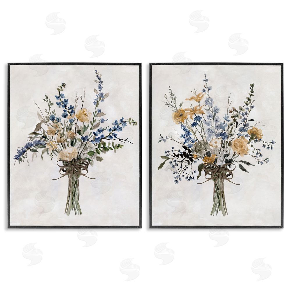 Carol Robinson Bushels of Herbs Black Framed Giclee Wall Art Print