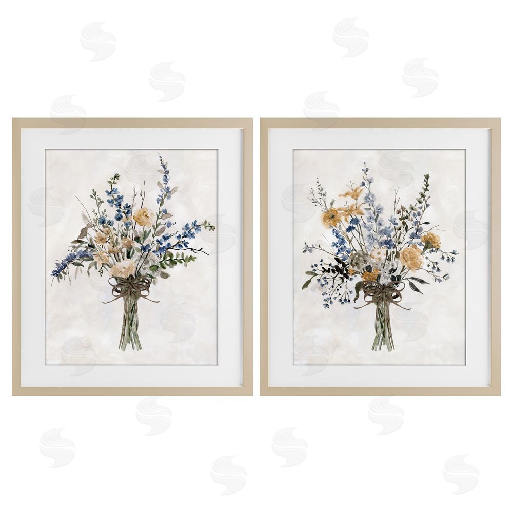 Carol Robinson Bushels of Herbs Brown Framed Print Under Glass Wall Art
