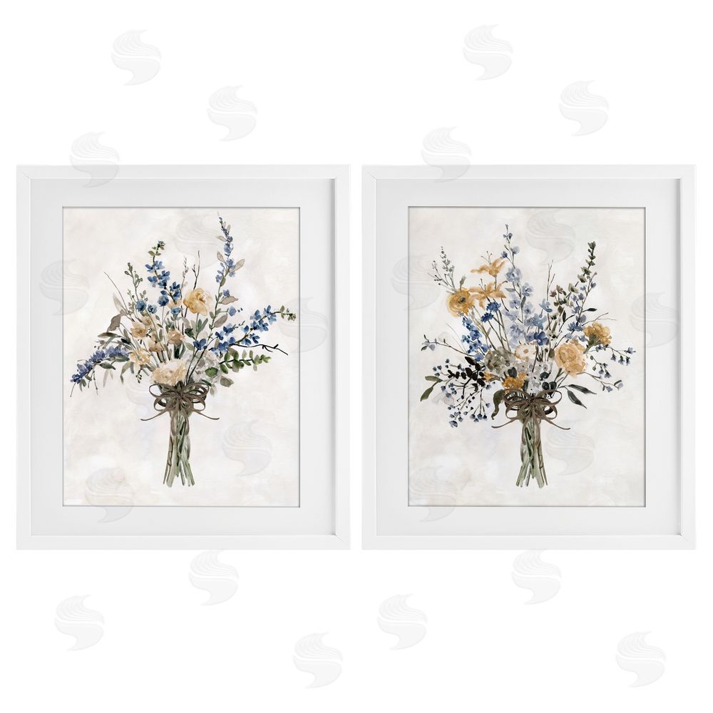 Carol Robinson Bushels of Herbs White Framed Print Under Glass Wall Art