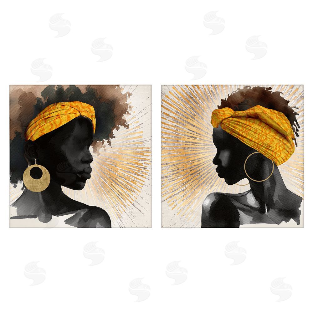 CAD Designs Radiant Portraits Of Women Stretched Canvas Wall Art Print