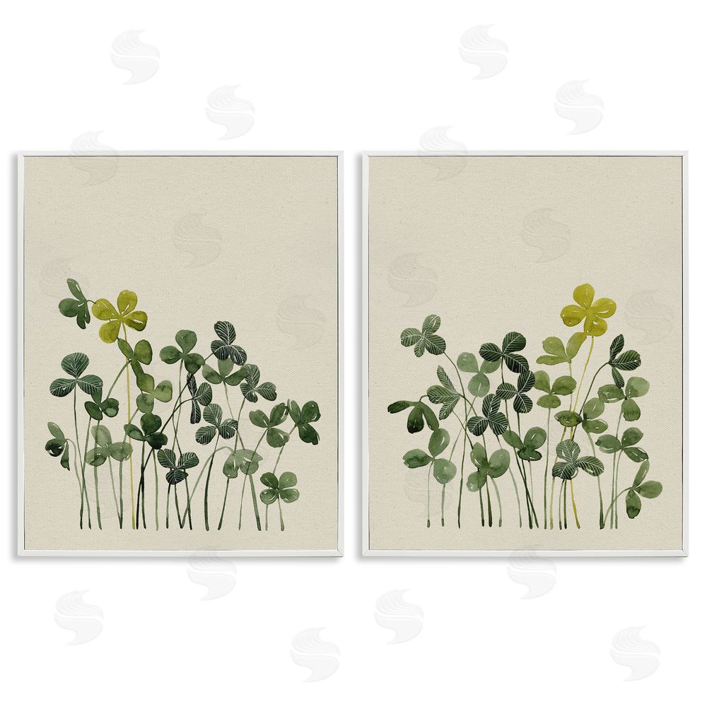 Grace Popp Minimal Hidden Gems White Framed Giclee Print Wall Art