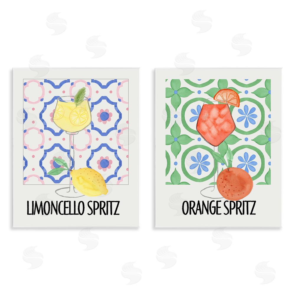 Nina Jacobs Citrus Spritz On My Mind Wooden Wall Plaque Art Print
