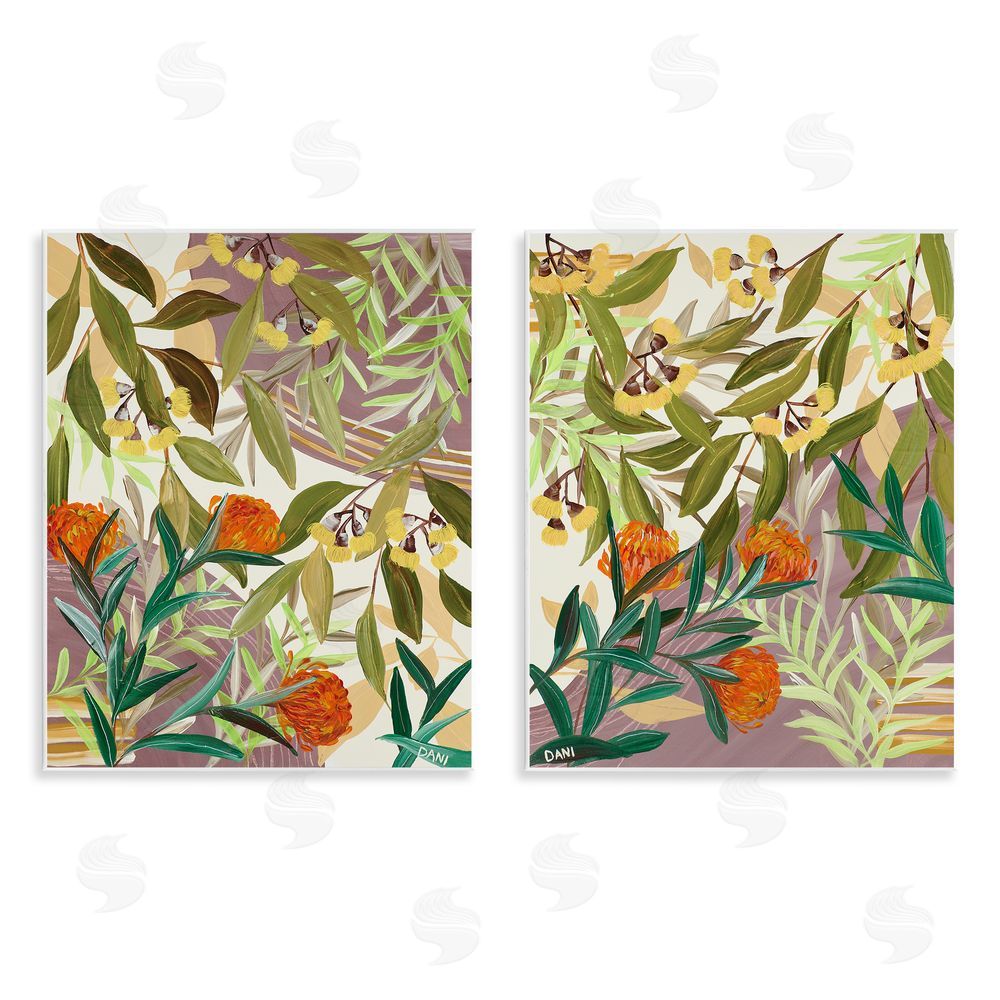 Dani Heyward Walk With Me Botanicals Wooden Wall Plaque Art Print