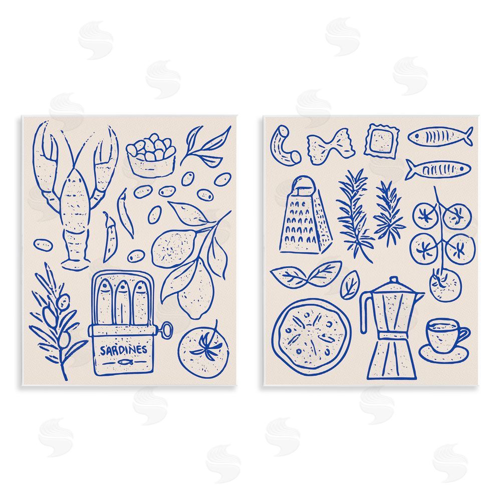 Camila Juncos Mediterranean Kitchen Simplicity Wooden Wall Plaque Art Print