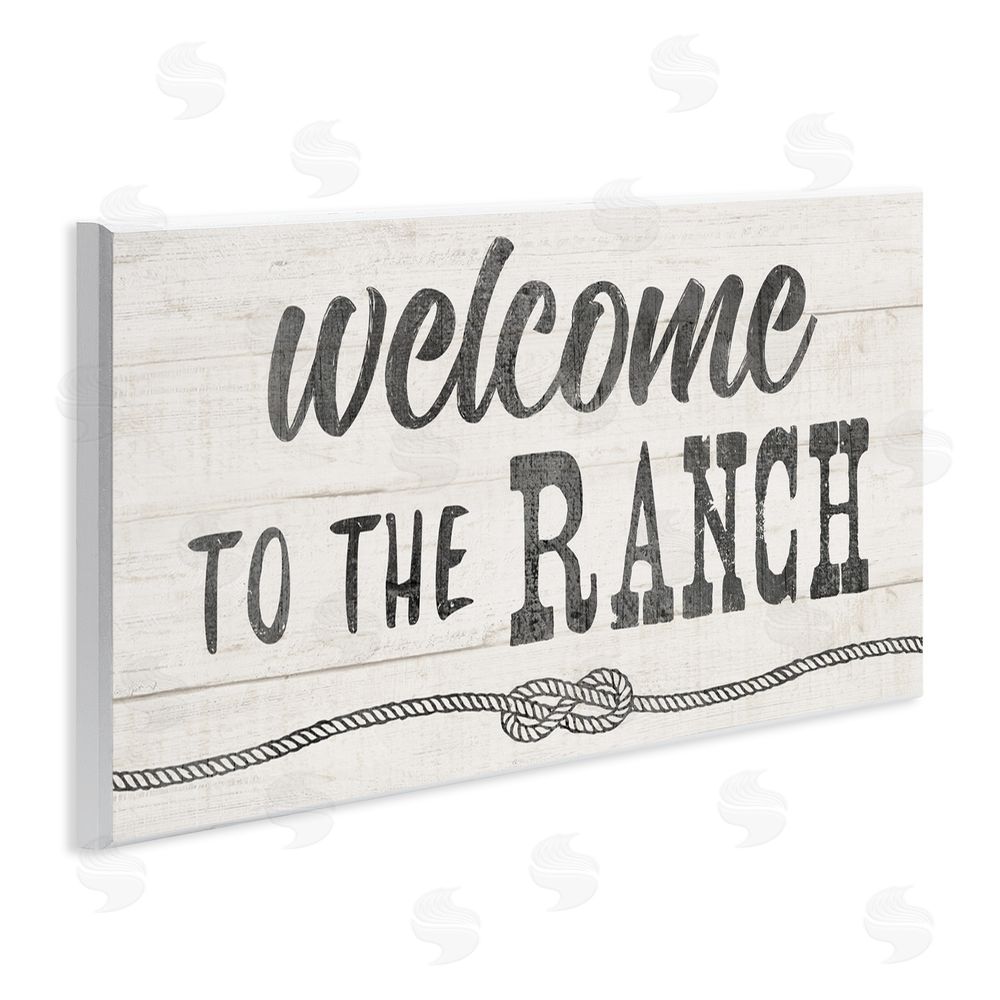 CAD Designs Welcome to the Ranch Wall Plaque Art Print