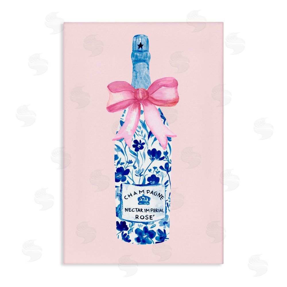 Corinne Haig Floral Coquette Champagne Canvas Wall Art Print