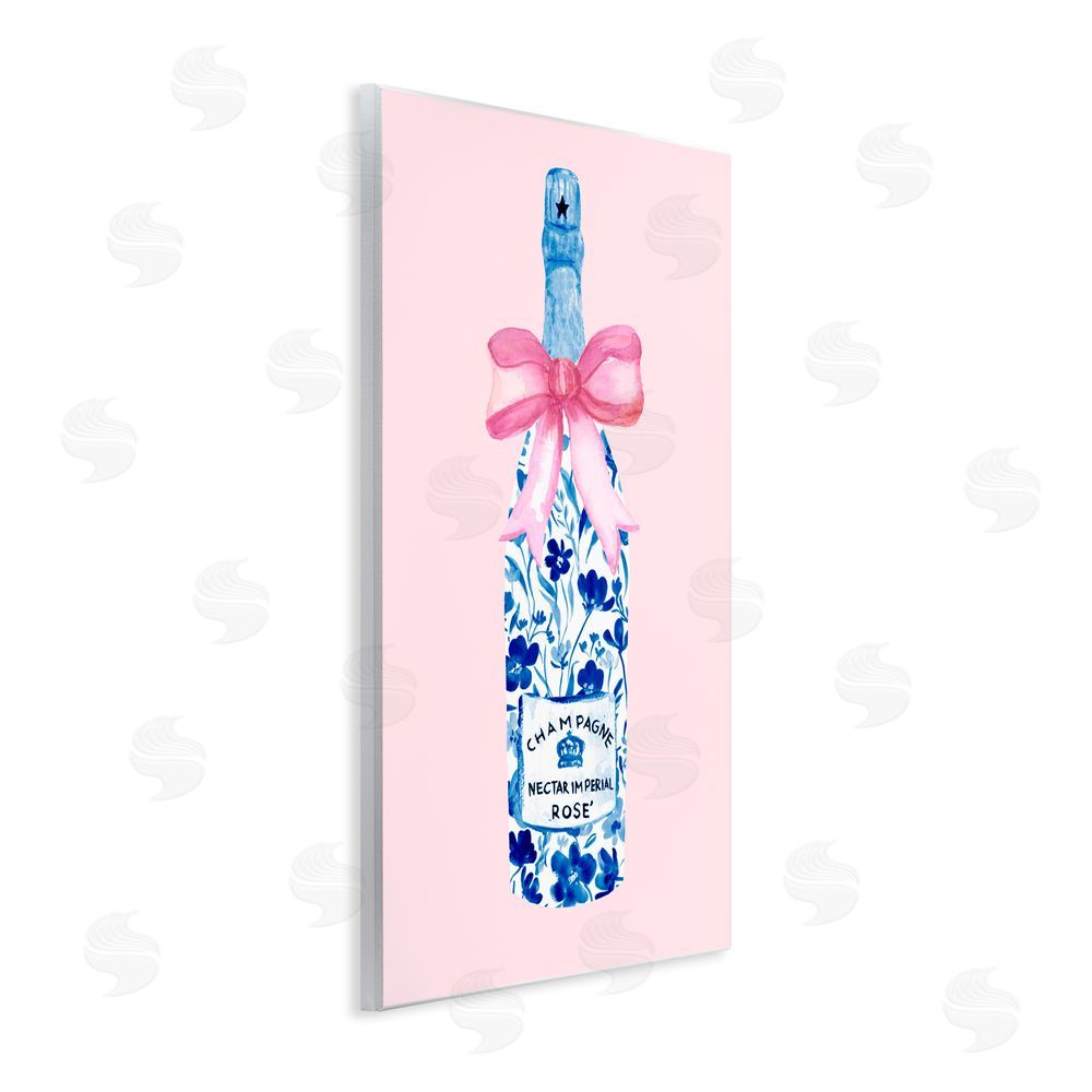 Corinne Haig Floral Coquette Champagne Wall Plaque Art Print