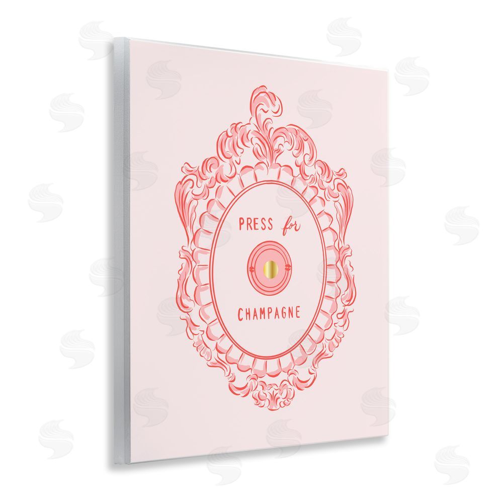 Cherrywood Lane Press For Champagne Ornate Wall Plaque Art Print