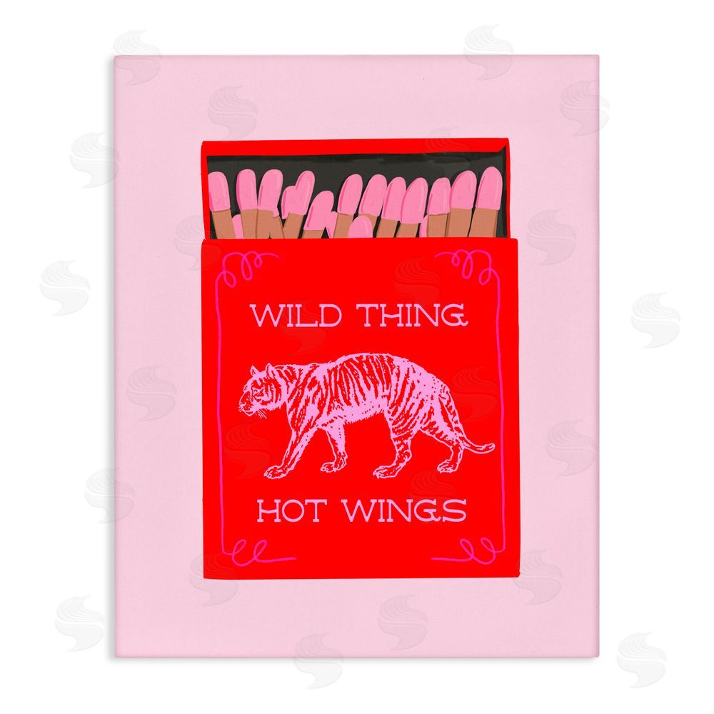 Cherrywood Lane Wild Thing Matchbox  Canvas Wall Art Print