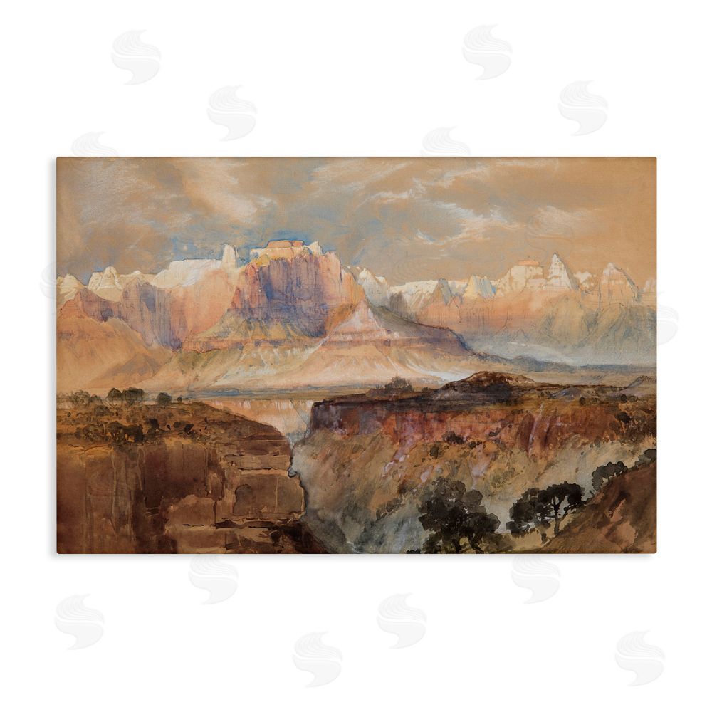 Corinne Haig Vast and Distant Canyon Canvas Wall Art Print