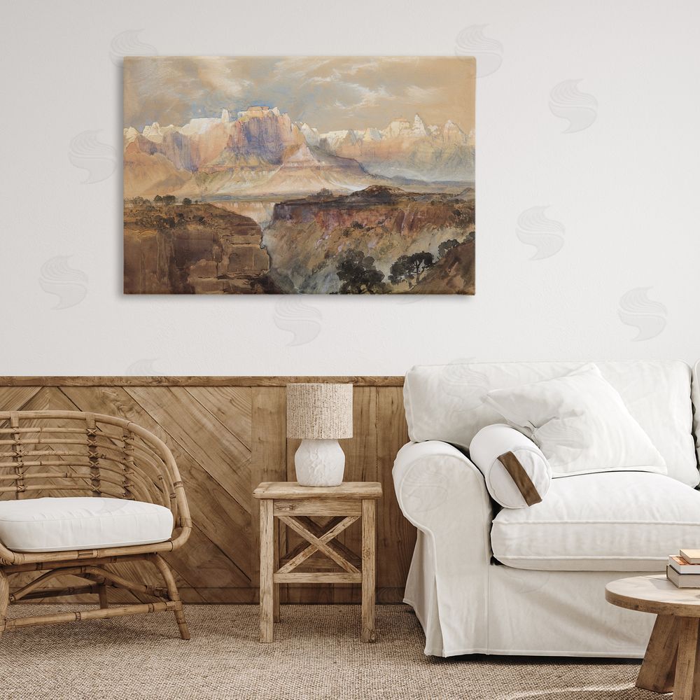 Corinne Haig Vast and Distant Canyon Canvas Art on Wall