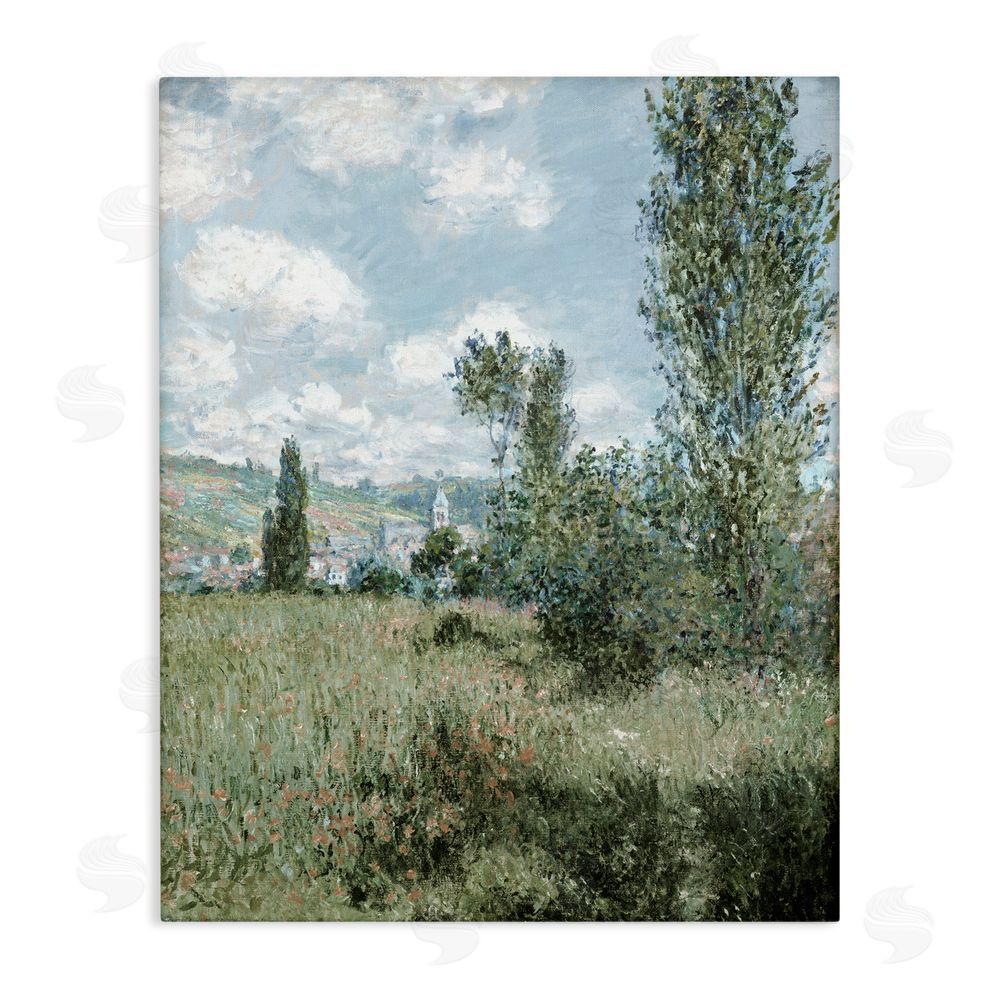 Corinne Haig Impressionist Countryside Dappled Clouds Canvas Wall Art Print