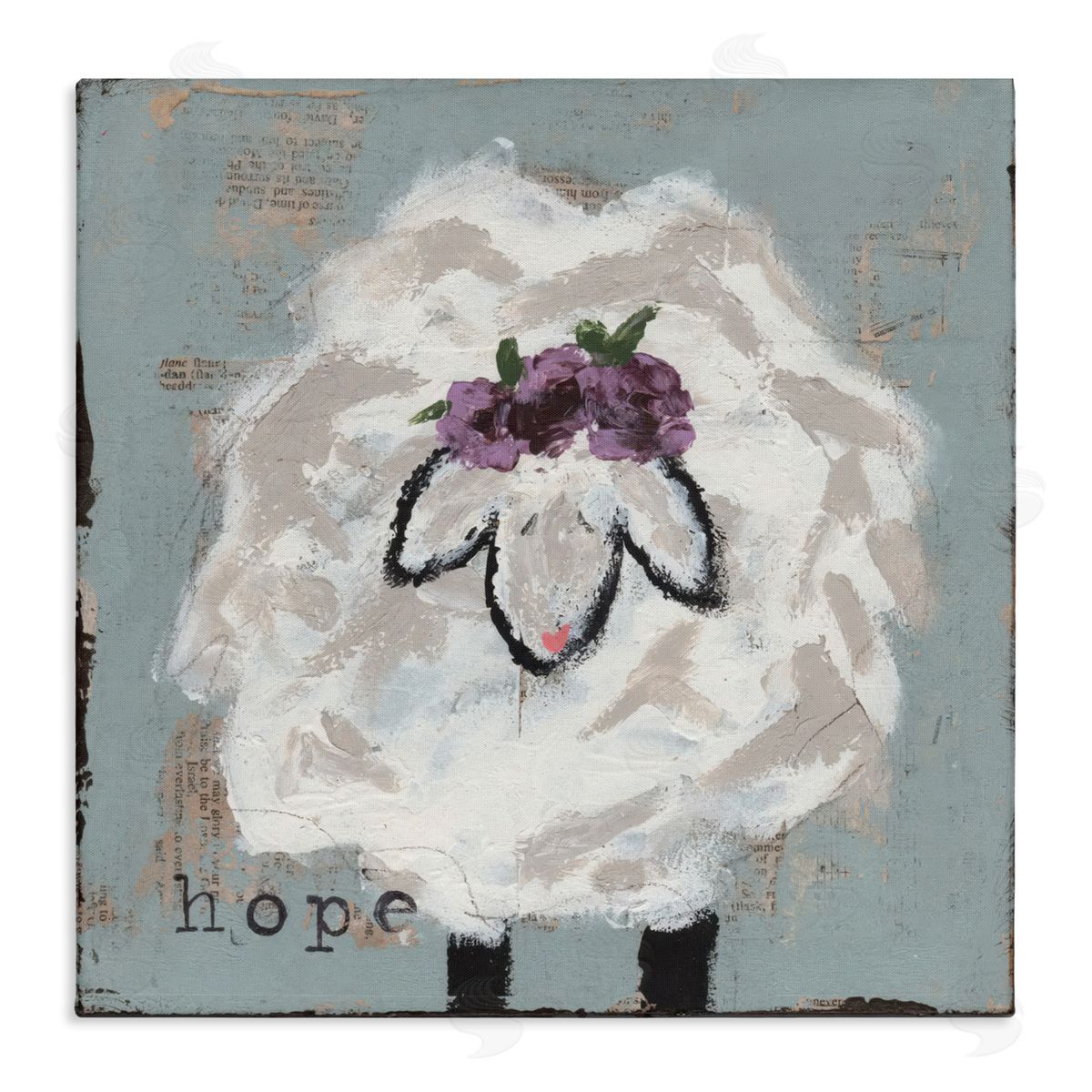 stupell industries Cassandra Cushman | Uplifting Hope Sheep