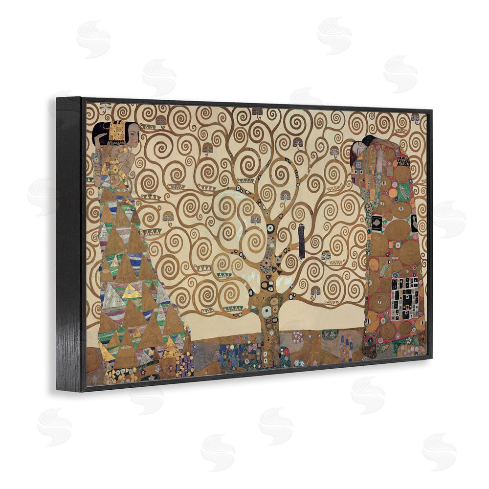 Gustav Klimt The Tree of Life Klimt Black Framed Giclee Wall Art Print