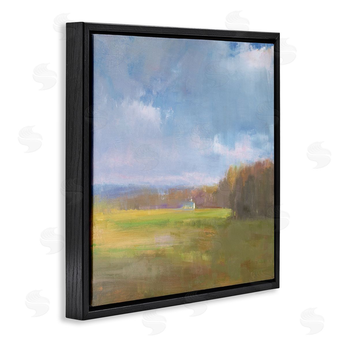 David Shevlino Winter Countryside Expanse Canvas Wall Art Print