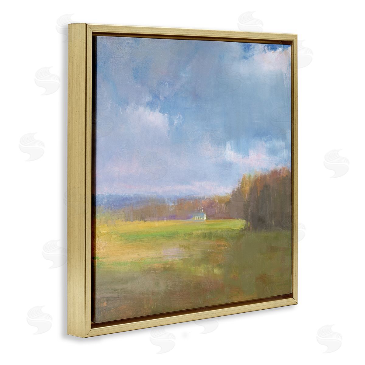 David Shevlino Winter Countryside Expanse Canvas Wall Art Print