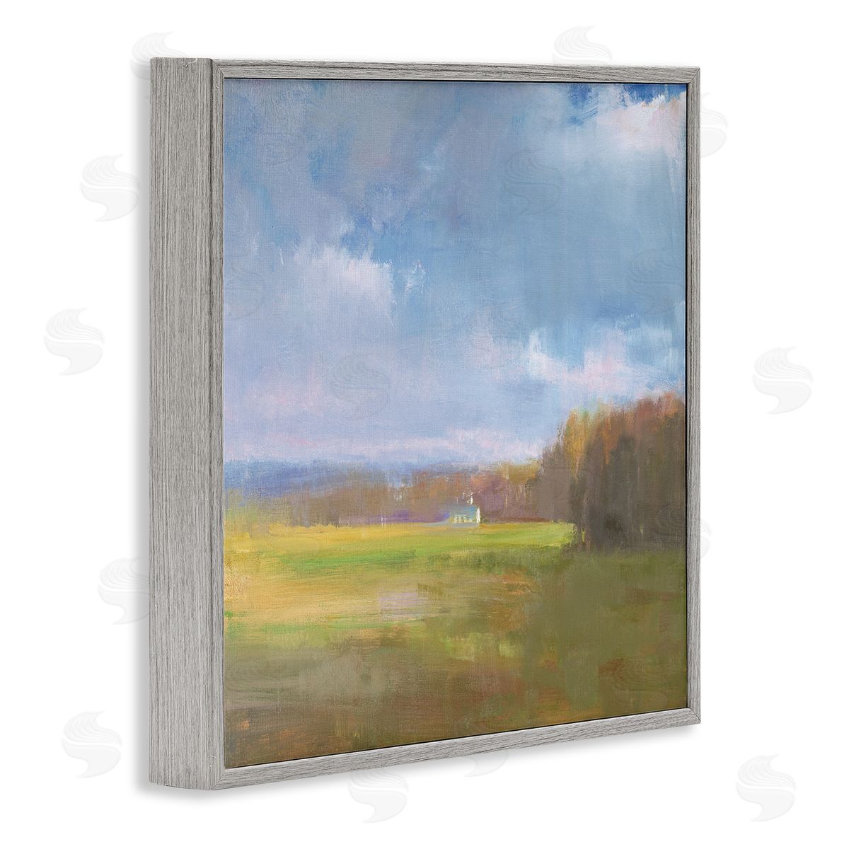 David Shevlino Winter Countryside Expanse Canvas Wall Art Print