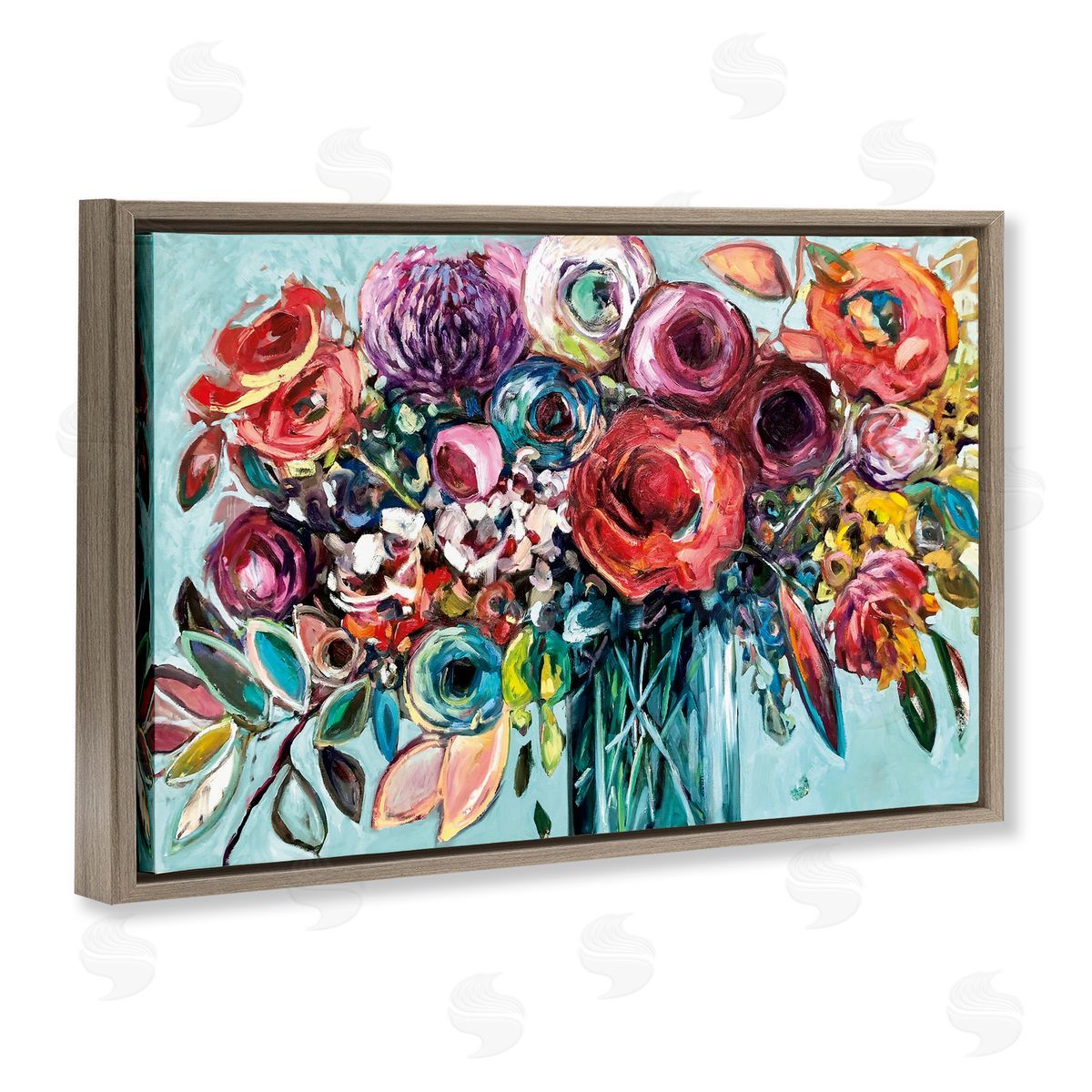 Vanessa Drew Here Comes The Sun Blossoms Canvas Wall Art Print